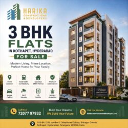 3bhk flats for sale in kothapet hyderabad