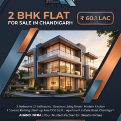 2 BHK Flats for sale in Chandigarh (Anand infra) 566
