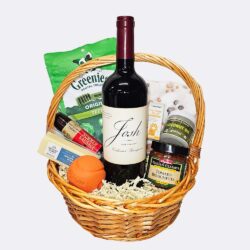 Dog Lovers Gift Basket with Josh Wine