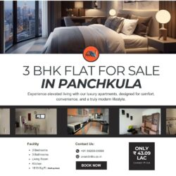 3 BHK Flats For Sale in Panchkula (anand Infra) 094998