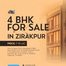 4 BHK FLATS FOR SALE IN ZIRAKPUR (Anandinfra.co.in)97231 (2)