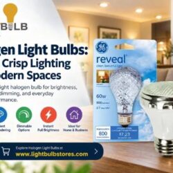 Halogen Light Bulbs for Bright, Crisp Illumination