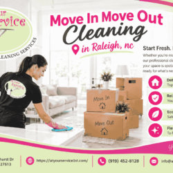 Move in move out cleaning in Raleigh, nc