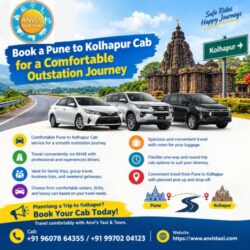 Book a Pune to Kolhapur Cab for a Comfortable Outstation Journey