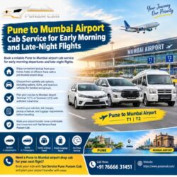 Pune to Mumbai Airport Cab Service for Early Morning and Late-Night Flights