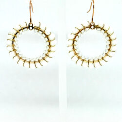 beaded dangle earrings