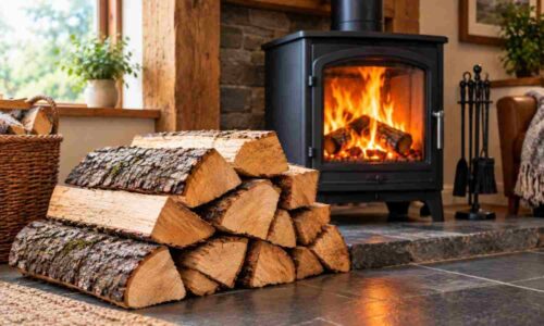 Cozy Hearth and Stacked Firewood-70kb Cozy Hearth and Stacked Firewood-70kb