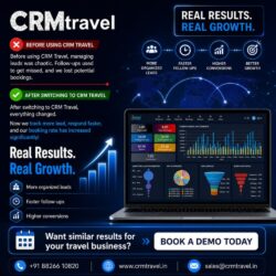 Before using CRM Travel, managing leads was chaotic. Follow-ups got missed and we lost bookings (1)