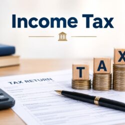 Income Tax Desk Infographic